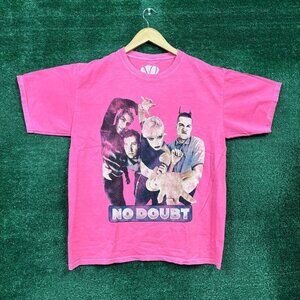 No Doubt Tragic Kingdom pink T-Shirt Size M/L